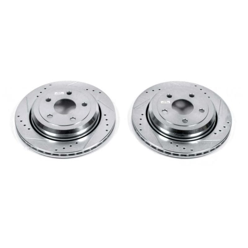 PowerStop — PowerStop Evolution Performance Drilled, Slotted & Plated Brake Rotor Pair