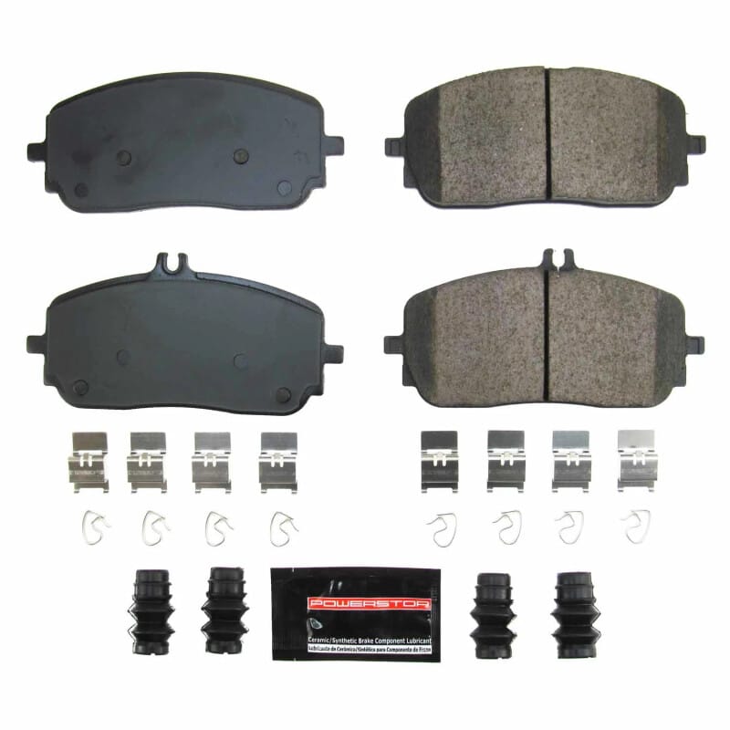 PowerStop — PowerStop - Z23 Daily Driver Carbon-Fiber Ceramic Brake Pads with Hardware Kit