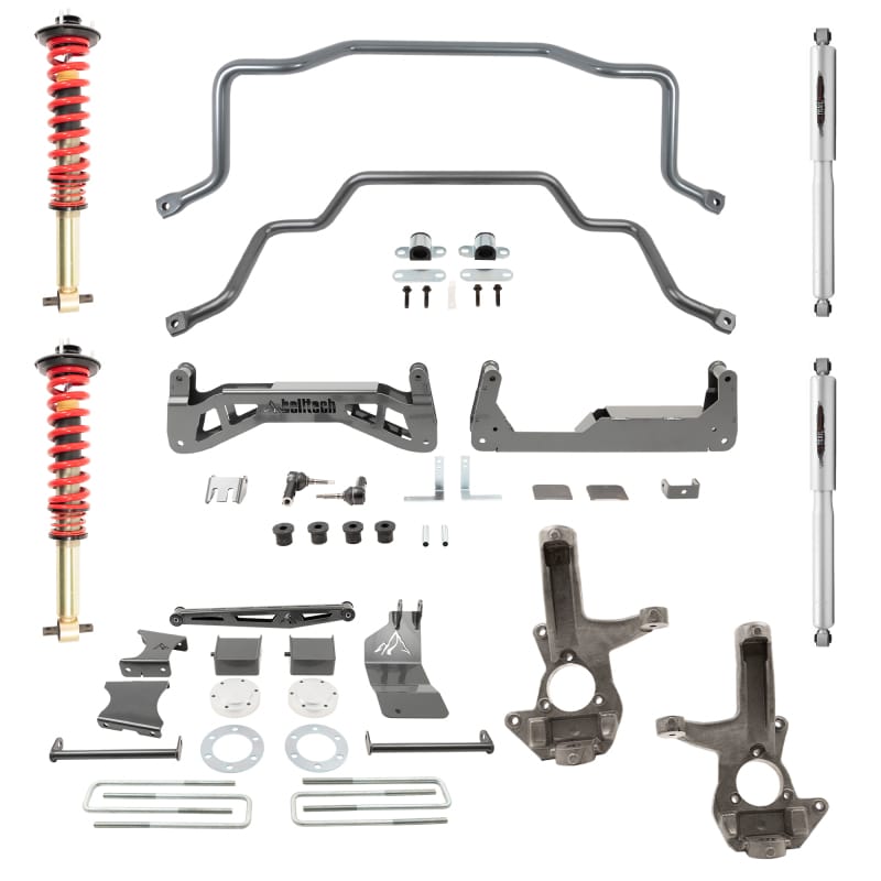 Belltech — 7-9 INCH LIFT KIT | FRONT AND REAR TRAIL PERFORMANCE COILOVERS/SHOCKS - 150201HK
7-9" Lift Kit Inc. Front and Rear Trail Performance Coilovers/Shocks