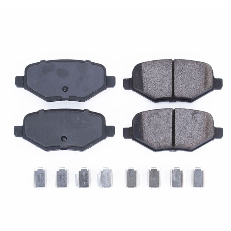 PowerStop — PowerStop - Z17 Low-Dust Ceramic Brake Pads with Hardware