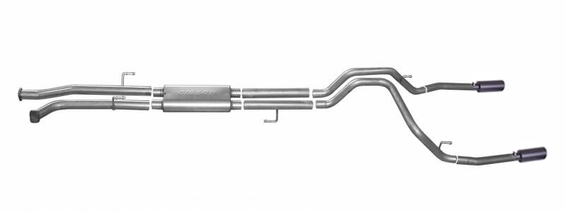 Gibson — Gibson 08-13 Toyota Tundra Base 5.7L 2.5in Cat-Back Dual Split Exhaust - Black Elite
Truck/Suv