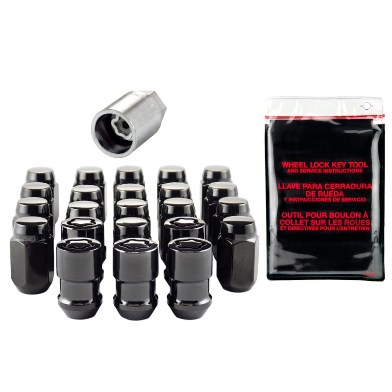 McGard — Cone Seat Exposed Style 23-Piece Wheel Installation Kit-Black