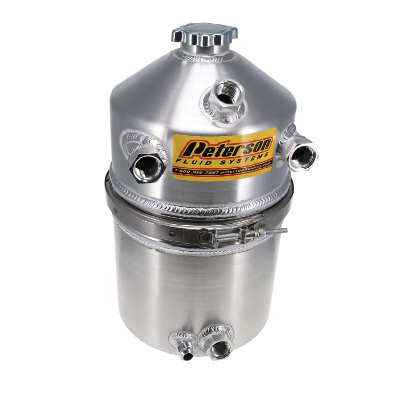 Peterson Fluid Systems — 4.0 GALLON OIL TANK - DUAL SCAVENGE RETURN