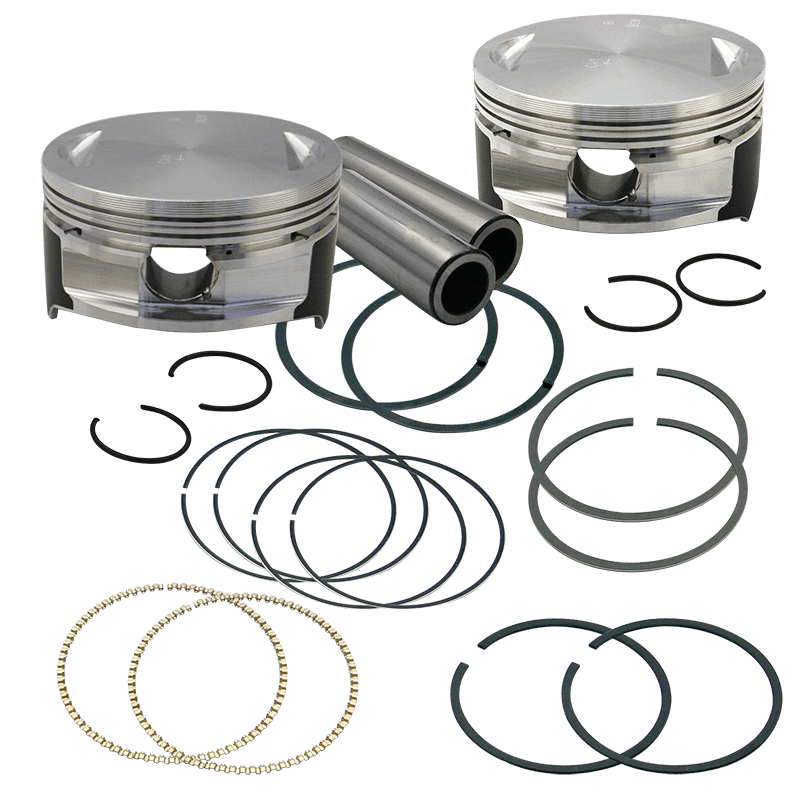 S&S Cycle — S&S Cycle 1999+ BT 106in Forged Stroker Pistons - .020in