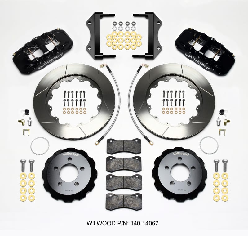 Wilwood — KIT,FRONT,CHALLENGER/CHARGER,2012-UP AERO6,14.25 ROTOR,W/LINES