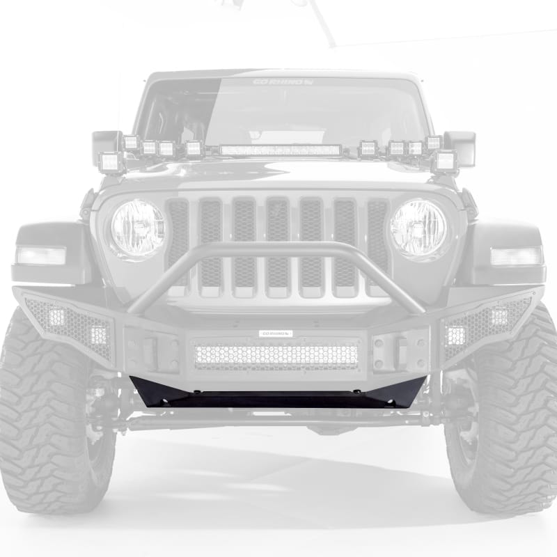 Go Rhino — Rockline Front Bumper Lower Skid Plate For Jeep JL/JLU/JT