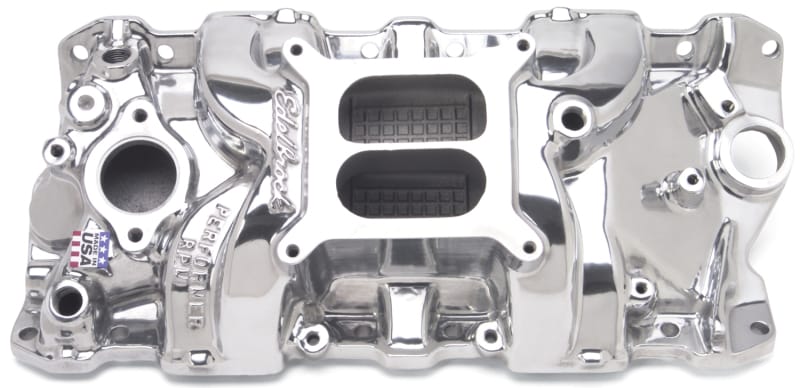 Edelbrock — Edelbrock Perf RPM Manifold Polished
MANIFOLD
