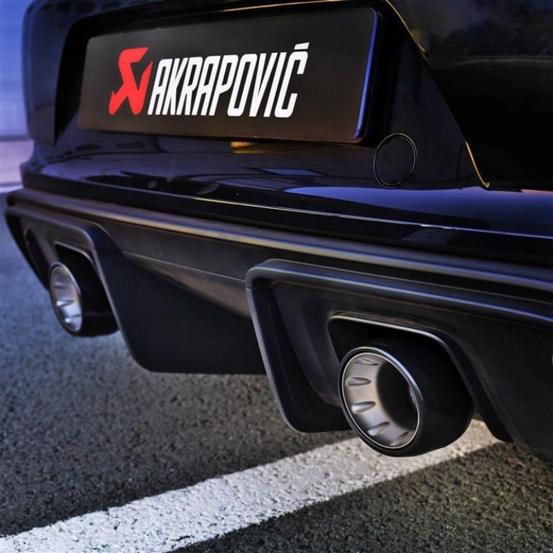 Akrapovic — Akrapovic Titanium Tail Pipe Set - Black