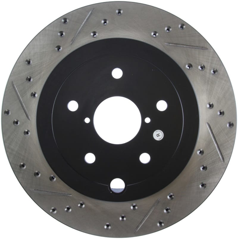Stoptech — StopTech Sport Drilled & Slotted Brake Rotor; Rear Right
StopTech Sport Drilled/Slotted Brake Rotor; Rear Right
StopTech Sport Drilled/Slotted Disc