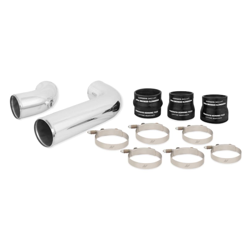 Mishimoto — Intercooler Pipe Kit, Black, Cold-side, fits Chevrolet/GMC 6.6L Duramax 2011-16
Chevrolet/GMC 6.6L Duramax Cold-Side Intercooler Pipe and Boot Kit