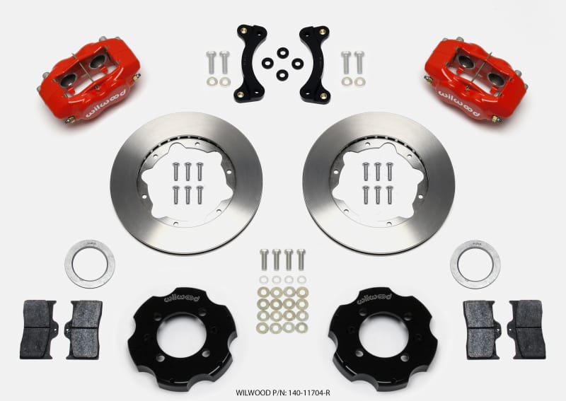 Wilwood — KIT,FRONT,FDLI,MIATA 90-05,11.00x.81 ROTOR,RED