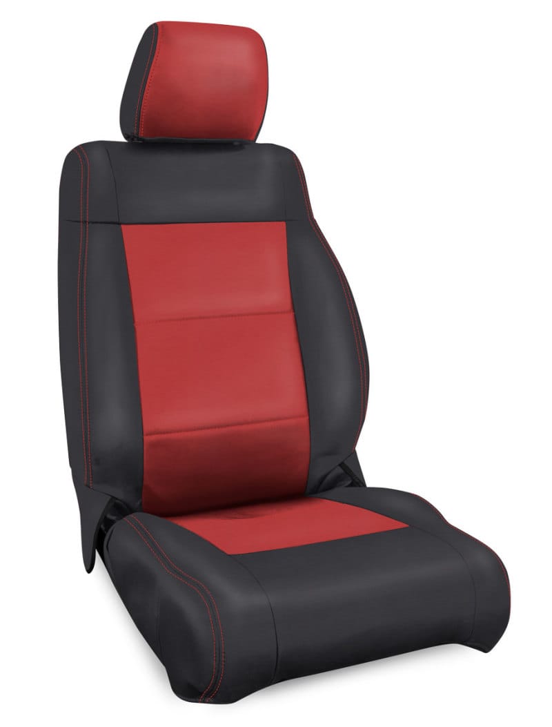 PRP Seats — PRP 11-12 Jeep Wrangler JK Front Seat Covers/2 door or 4 door (Pair) - Black/Red
Seat Covers