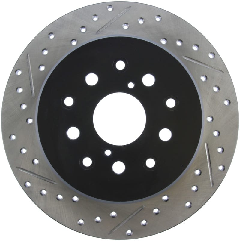 Stoptech — StopTech Sport Drilled & Slotted Brake Rotor; Rear Right
StopTech Sport Drilled/Slotted Brake Rotor; Rear Right
StopTech Sport Drilled/Slotted Disc