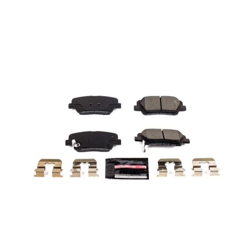 PowerStop — PowerStop - Z23 Daily Driver Carbon-Fiber Ceramic Brake Pads with Hardware Kit