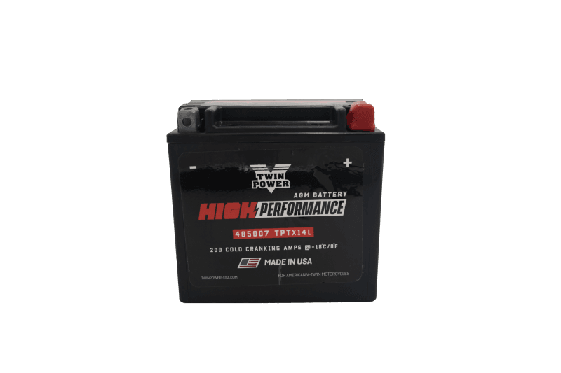 TwinPower — YTX-14L High Performance Battery, 12Ah, 6 in. L x 3-7/16 in. W x 5-3/4 in. H