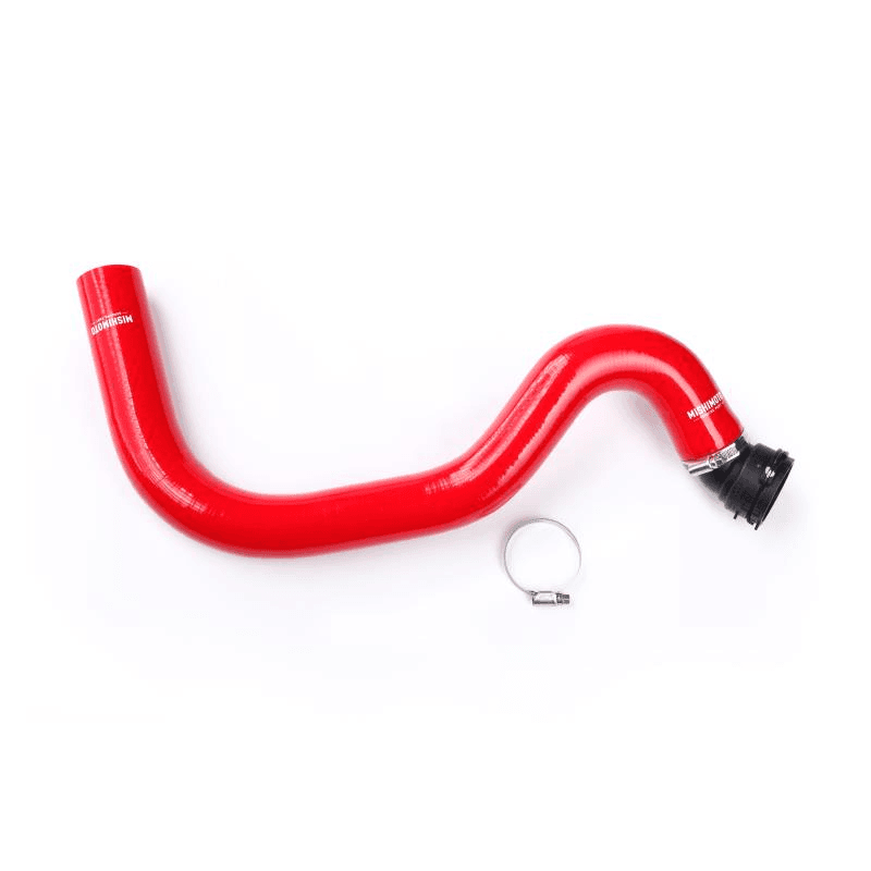 Mishimoto — Silicone Radiator Upper Hose, Red, fits Ford Mustang GT 2015-2023
Ford Mustang GT Silicone Radiator Upper Hose, 2015+
MMHOSE-MUS8-15URD