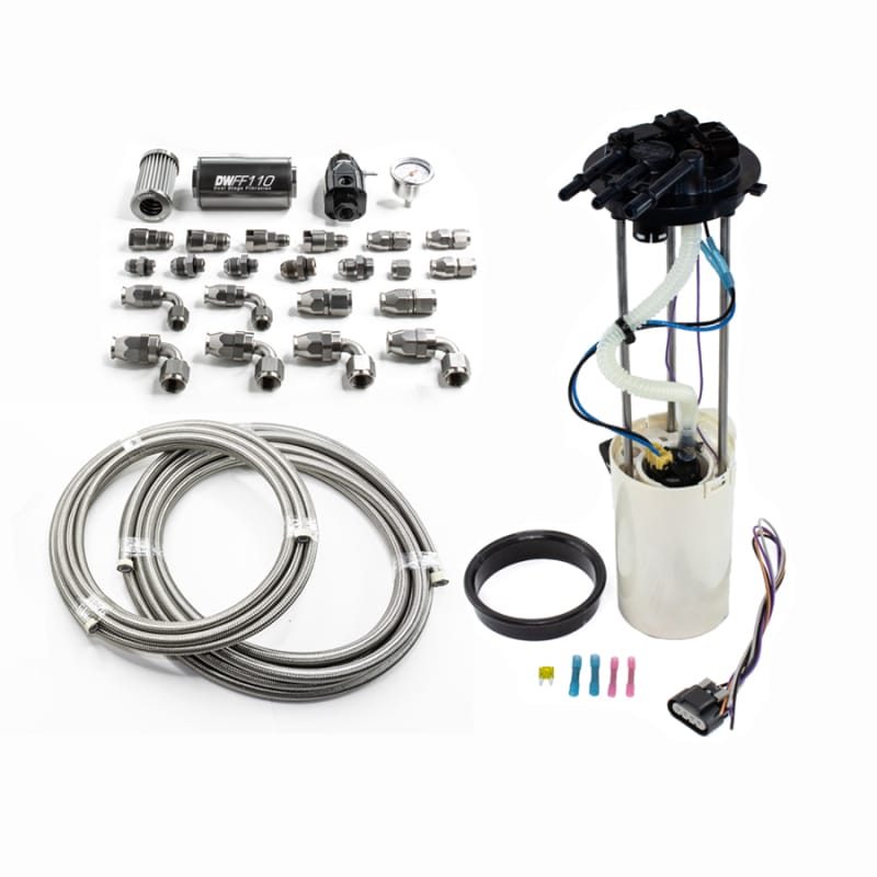DeatschWerks — DW400 Fuel pump module with PTFE return kit for 1999-04 Silverado/Sierra
DW400 Pump Module