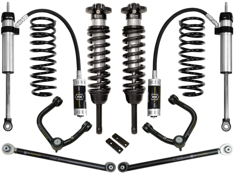 ICON — 10-UP FJ/10-UP 4RUNNER 0-3.5" STAGE 4 SUSPENSION SYSTEM W TUBULAR UCA
10-24 4RNR/10-14 FJ 0-3.5" STAGE 4 SUSPENSION SYSTEM W TUBULAR UCA