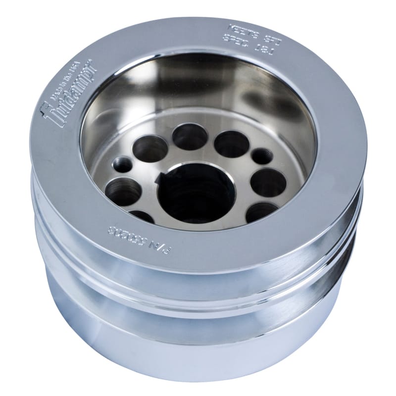 Fluidampr — Harmonic Balancer - Fluidampr - Ford Flathead V8 with Wide Belt Pulley - Each