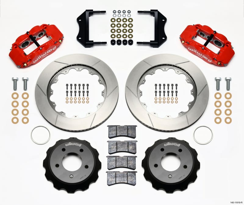 Wilwood — KIT,FRONT,VETTE,85-87,FNSL6R,14.00x1.10 RED