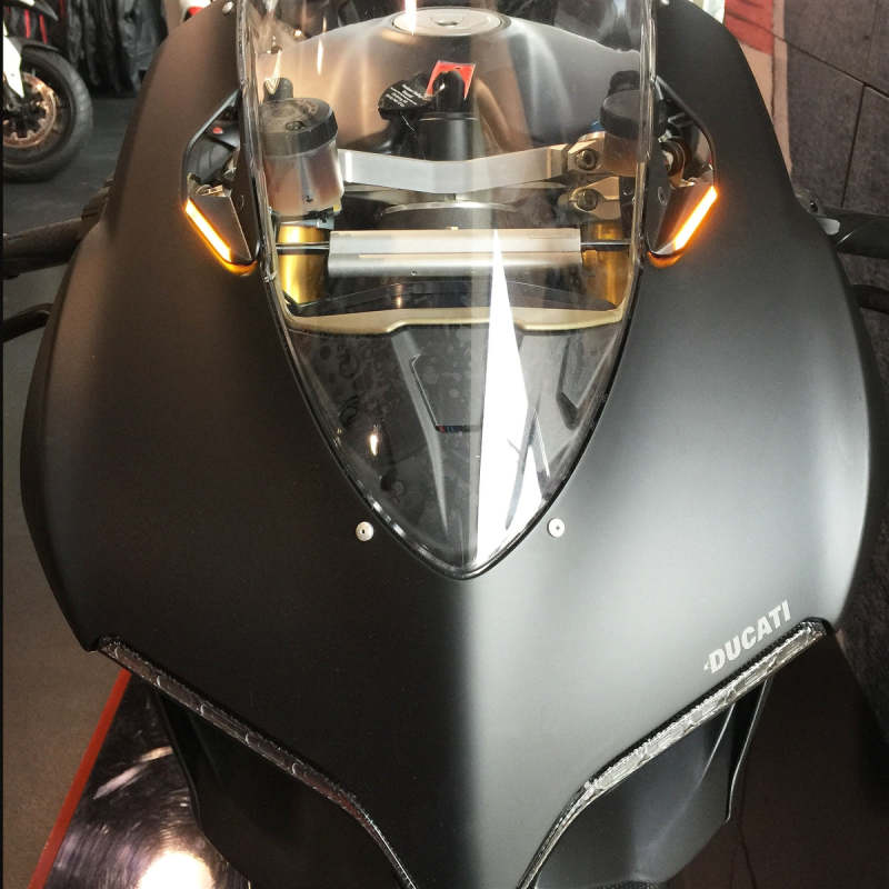 New Rage Cycles — New Rage Cycles 11-14 Ducati 1199 Panigale Mirror Block Off Turn Signals