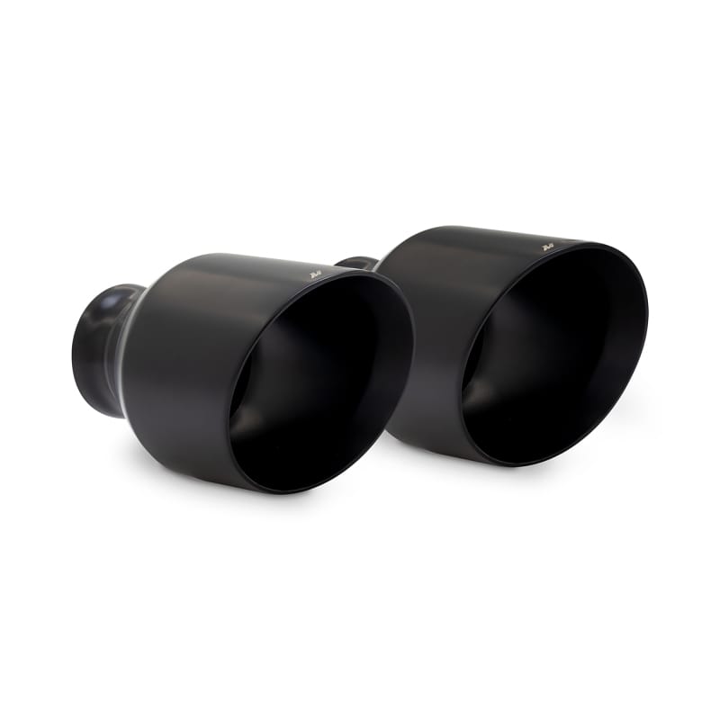 Mishimoto — Exhaust Tips, Black, 5in Outlet, fits Dodge Charger V8 2015-2024