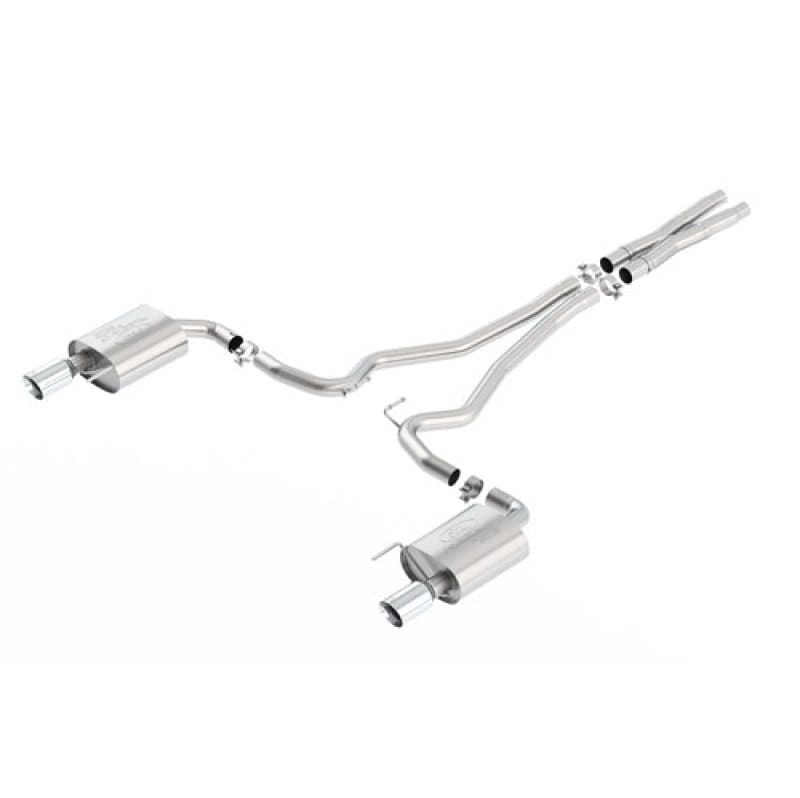 Ford Racing — 2015-2017 Mustang GT 5.0L Cat Back Sport Exhaust System-Chrome Tips
Sport Cat-Back Exhaust System