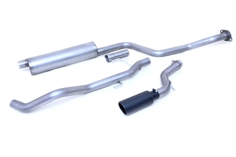 Gibson — Black Elite Cat-Back Single Exhaust System; Stainless