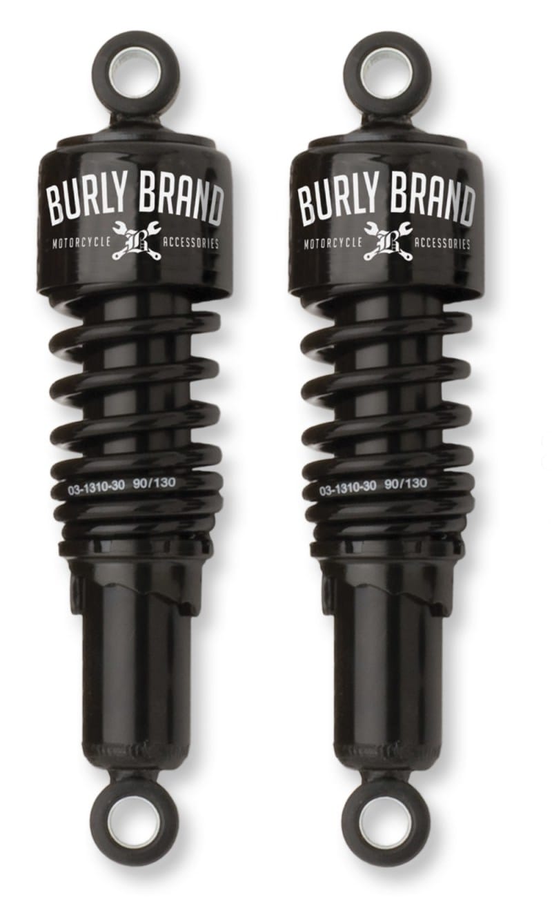Burly Brand — Slammer 10.5" Shocks, Black