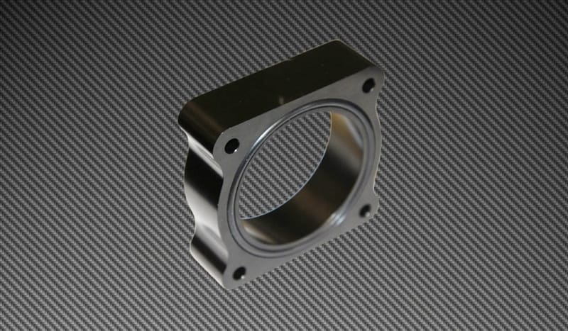 Torque Solution — Torque Solution Throttle Body Spacer 2013 Ford Focus ST - Black