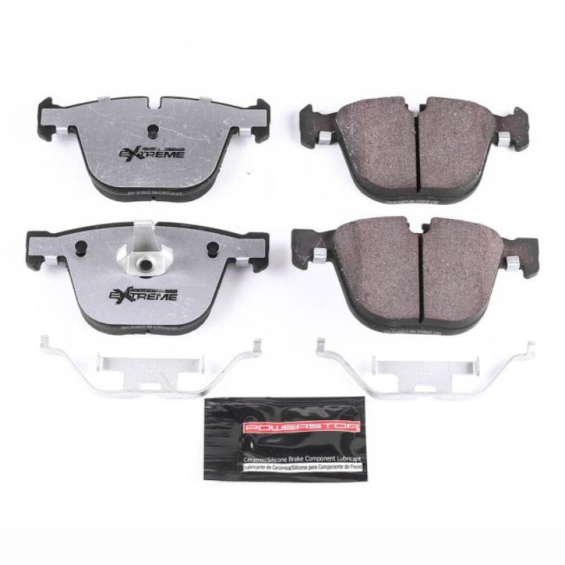 PowerStop — PowerStop - Z26 Performance Carbon-Fiber Ceramic Brake Pads with Hardware Kit