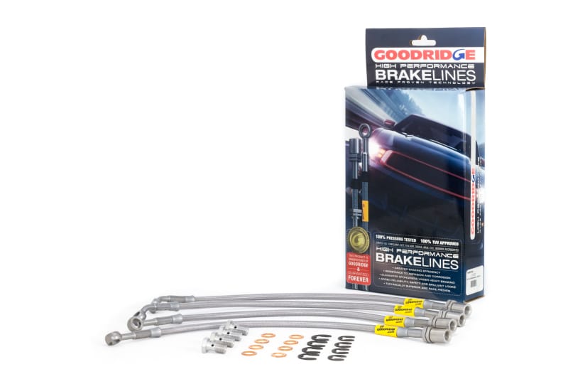 Goodridge — G-STOP SS Braided Brake Line Kit