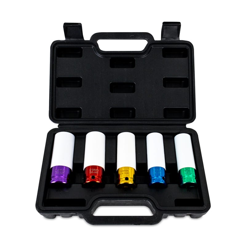 Mishimoto — 5-Piece Non-Marring 1/2 in Wheel Nut Socket Set