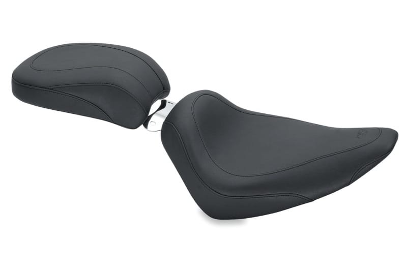 Mustang Motorcycle — Mustang 00-15 Harley Softail Standard Rear Tire Wide Tripper Solo Seat - Black