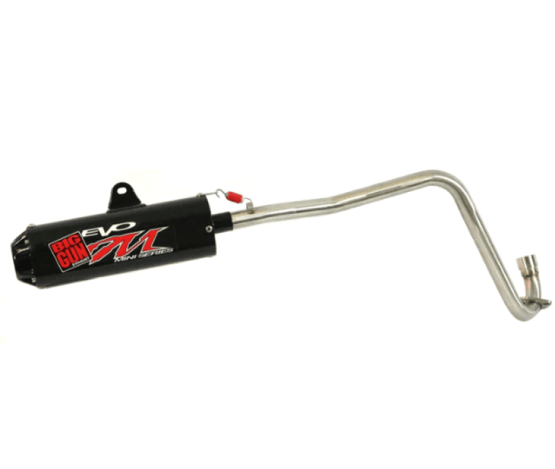 Big Gun — Big Gun 03-23 Kawasaki KLX 110/KLX 110L Evo M Series Black Out Full System Exhaust