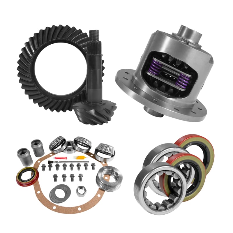 Yukon Gear & Axle — 8.875in. GM 12T 3.42 Rear Ring/Pinion; Install Kit; 30spl Posi; Axle Bearings
8.875" GM 12T 3.42 Rear Ring & Pinion, Install Kit, 30spl Posi, Axle Bearings