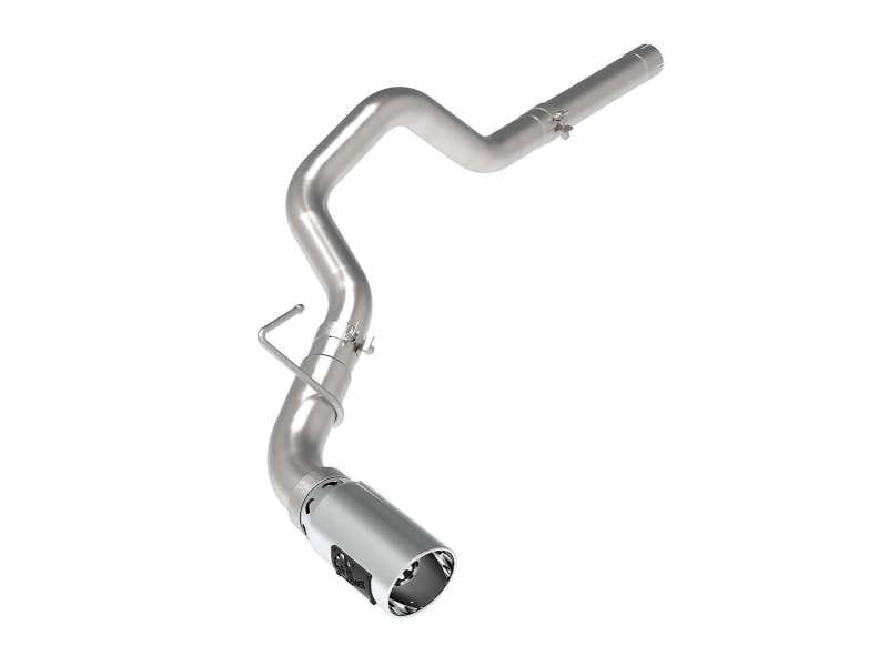aFe — Large Bore-HD 3 IN 409 Stainless Steel DPF-Back Exhaust System w/Polished Tip