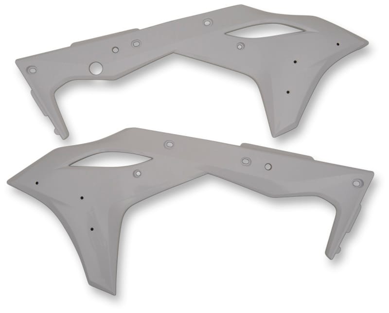 Cycra — Cycra 17-20 Kawasaki KX250F Powerflow Radiator Shrouds - White