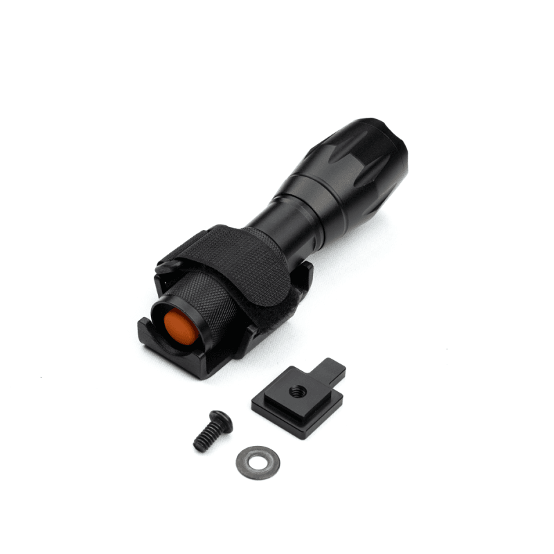 Cali Raised LED — Cali Raised Molle Flashlight Holder - Holder W/ Zoomable Led Flash Light