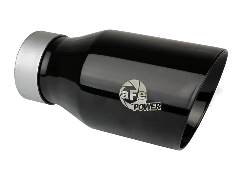 aFe — MACH Force-Xp 304 Stainless Steel Clamp-on Exhaust Tip Black