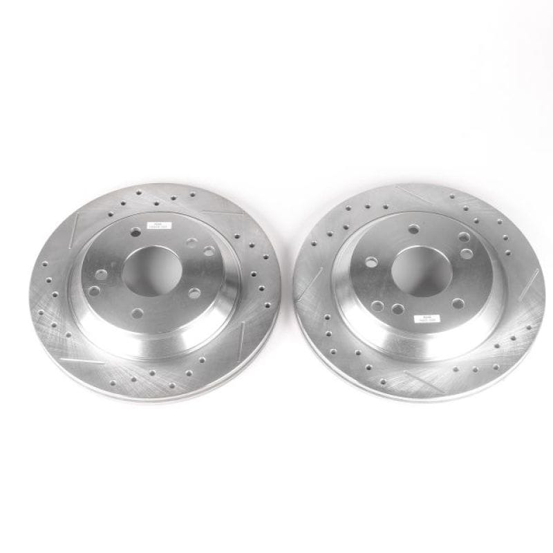 PowerStop — PowerStop Evolution Performance Drilled, Slotted & Plated Brake Rotor Pair