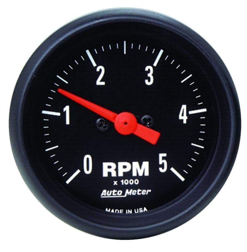 AutoMeter — GAUGE, TACHOMETER, 2 1/16", 5K RPM, IN-DASH, Z-SERIES