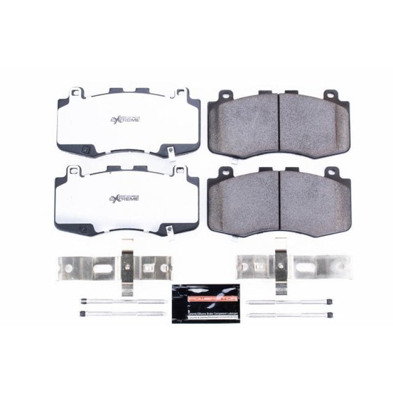 PowerStop — PowerStop - Z36 Truck and SUV Carbon-Fiber Ceramic Brake Pads with Hardware Kit