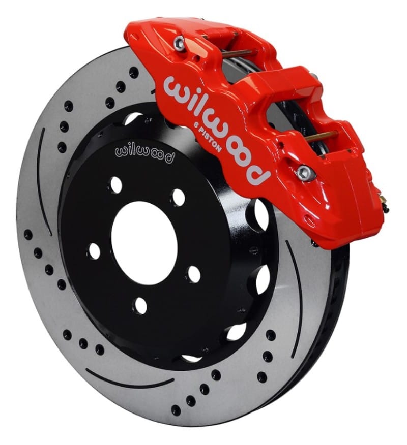 Wilwood — KIT,FRONT,16-19 CAMARO,AERO6,15.00 ROTOR SRP,RED,W/LINES