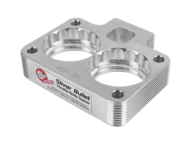 aFe — Silver Bullet Throttle Body Spacer Kit
Silver Bullet Throttle Body Spacer