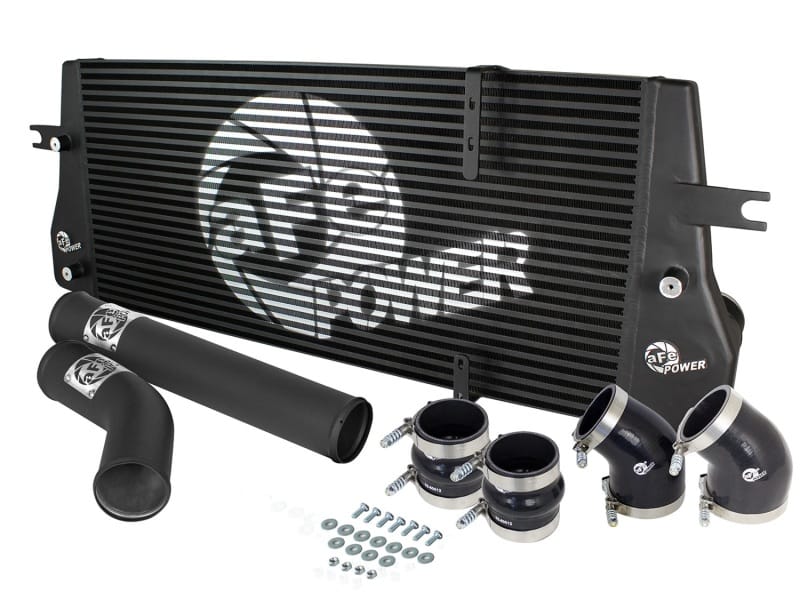 aFe — BladeRunner Street Series Intercooler Kit w/ Tubes Black