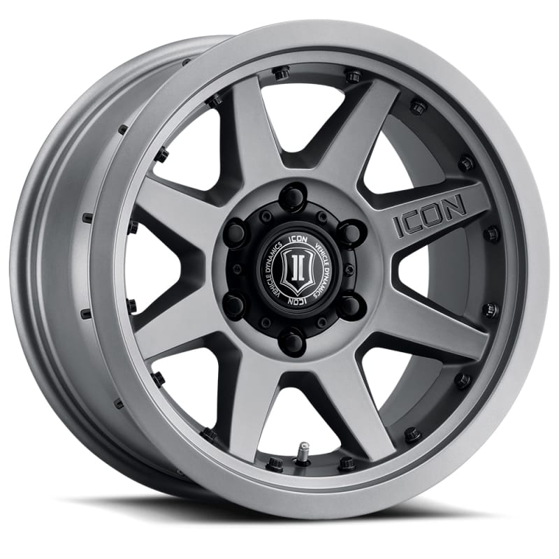 ICON — ICON ALLOYS REBOUND PRO TITANIUM - 17 X 8.5 / 5X5 / -6MM / 4.5" BS