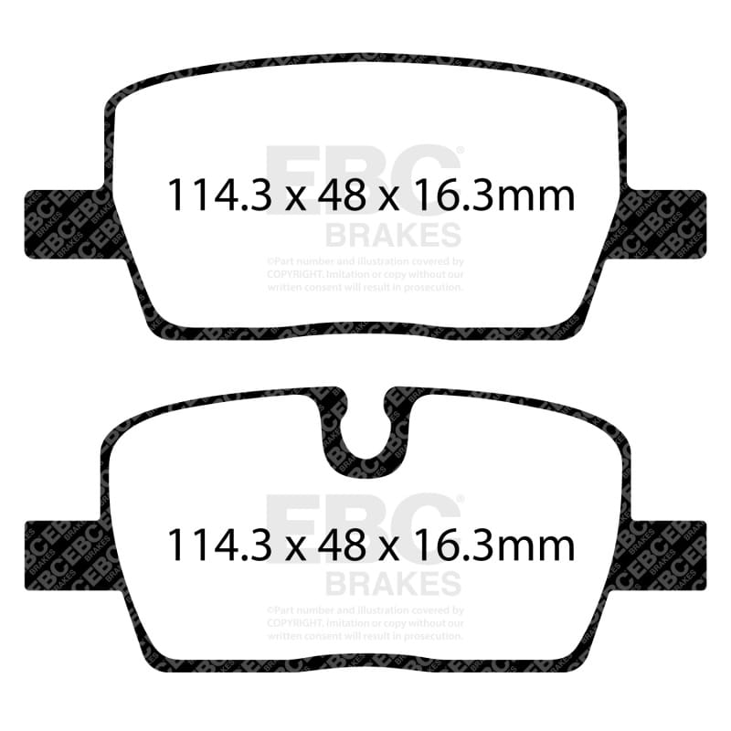 EBC — Redstuff Ceramic Low Dust Brake Pads