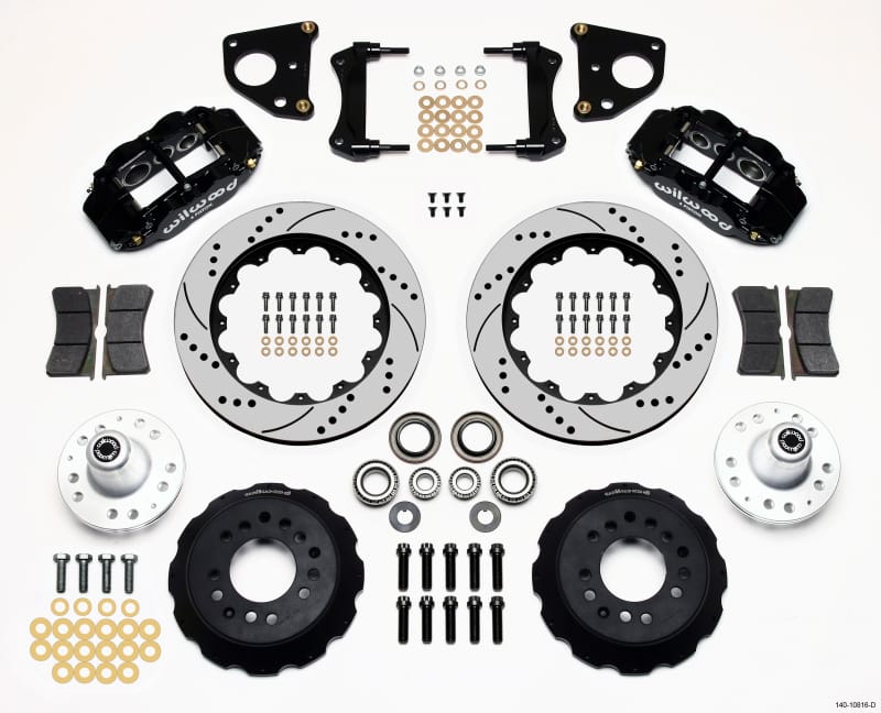 Wilwood — KIT,FRONT,CDP,B&E BODY,62-72 DRUM,BIG BRAKE,14.00 ROTOR,DRILL