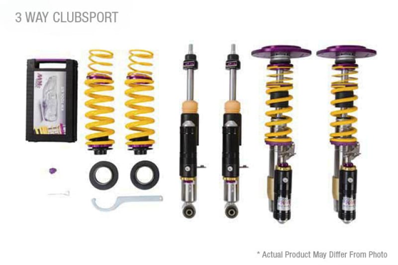KW — Adjustable Coilovers, Aluminum Top Mounts, Rebound and Low & High Compression
KW V4 CLUBSPORT KIT - 397202CG